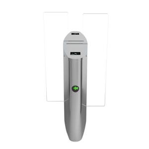 Wholesale 550mm Single Lane Flap Barrier Card Reader Turnstile 0.2s from china suppliers