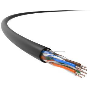 Wholesale UTP CAT5E Bulk Ethernet Cable 24AWG Solid BC Outdoor PE Jacket from china suppliers