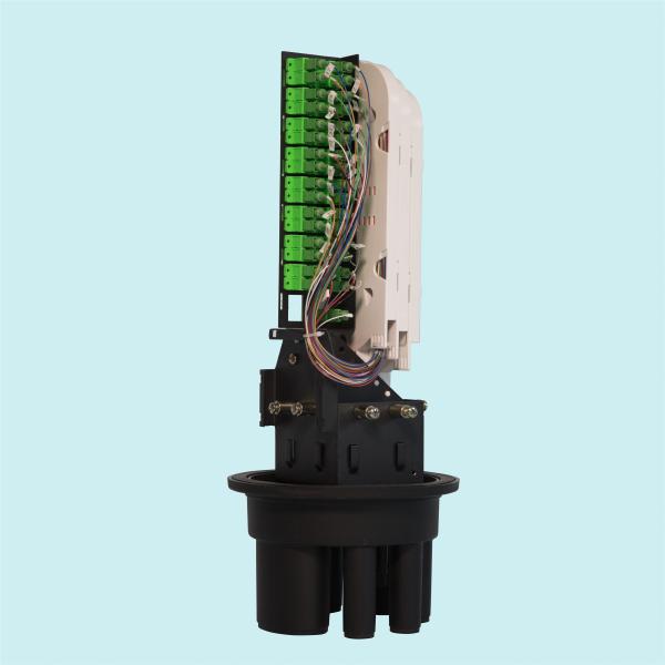 Vertical DOME Iber Optic Enclosures Outdoor 4 In 4 Out Aerial / Pole / Wall