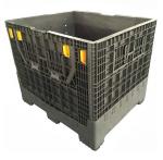 Large foldable collapsible plastic virgin HDPE industry pallet box