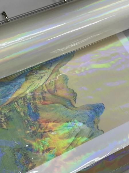 Holographic Laser Dazzling Thermal Lamination Film For Cosmetic Packaging