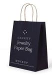 Embossed Printing Paper Bag 250gsm Printed Paper Carrier Bags