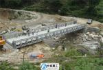 Compact 100 Steel Bailey Bridge Steel / Timber Deck Easy Transportation