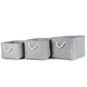 Wholesale 10L Foldable Canvas Storage Boxes from china suppliers