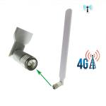 With SMA male connector White High gain 698-2700Mhz 5dBi 6dbi 10Dbi TPE Rubber