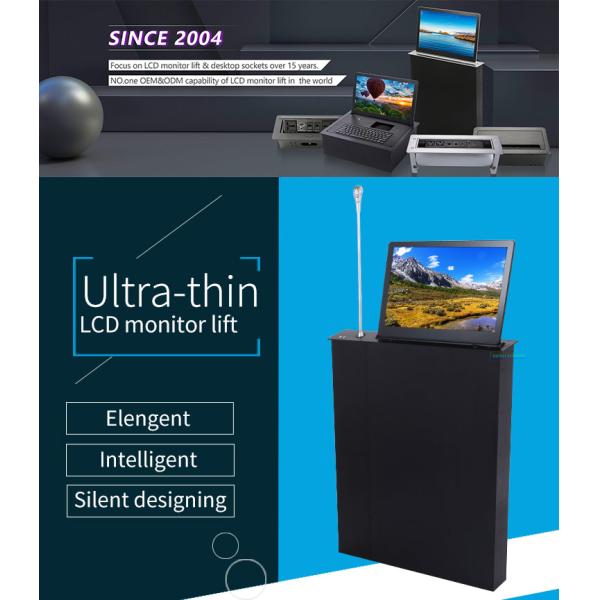 Electric Pop Up LCD Monitor Lift Computer Screen Lifter 110V-240V 50HZ 60HZ