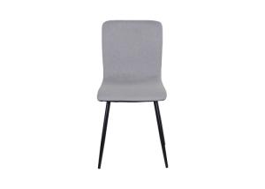 Wholesale Four Tapered Metal Legs Grey Side Chair With Polyurethane Upholstered from china suppliers