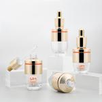 Luxury UV Serum Dropper Bottles With Golden Packaging 1.01oz CE