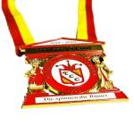 German Style Carnival Medal Diecast For Clubs With White Felt Back