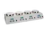 LCD 4 - Channel Digital Magnetic Hotplate Stirrer With 5 Inch Hotplate