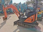 3600mm Long Hitachi ZX17 Used Excavator Chassis Retractable Imported Mini