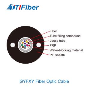 Wholesale FRP GYFXY Non Armored Cable Central Loose Tube Non Metallic Suitable for overhead, pipeline, strong tensile force from china suppliers
