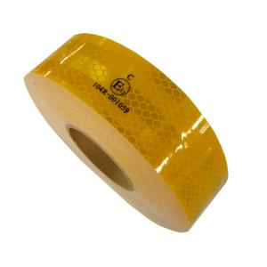 Wholesale 50mm*45.72m Size Yellow Conspicuity Tape Reflective Sticker 3 - 5 Years Durable from china suppliers