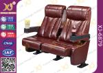 Fixed Seat High Back Comfortable Cinema Theater Chairs With Drink Cupholder