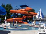 OEM Water Amusement Park Ride Party Equipment Commercial Fiberglass Water Slide