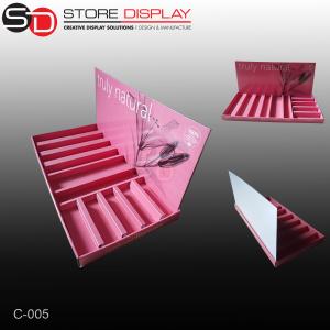 Wholesale custom high quality counter display for cosmetic from china suppliers