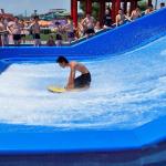 Outdoor Surf Simulator Machine Artificial Waves Customizable LANCHAO-FR01