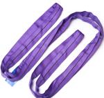 Violet Color WLL 1000KG Polyester Round Slings For 1m - 100m Work Length