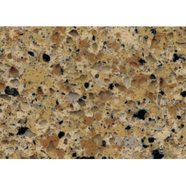 Wholesale Polished / Honed Man Made Marble Look Quartz Countertops 7Mohs Hardness from china suppliers