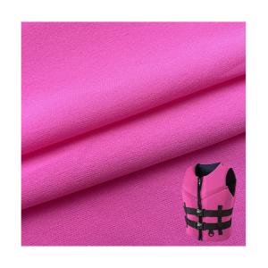 Wholesale 75D Waterproof Single Jersey 4 Way Stretch Tricot Polyester Lining Fabric for Life Jacket from china suppliers