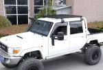Powder Coating Roof Rack for Toyota Land Cruiser LC79 Hardtop High- by Landace