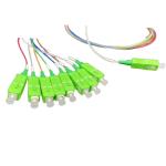 FTTH Mini PLC Fiber Optic Splitter APC Steel Tube Connector for Communication