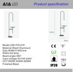 Standing Led Floor Lamp Modern Decorative Reading Lighting Living Room Mother