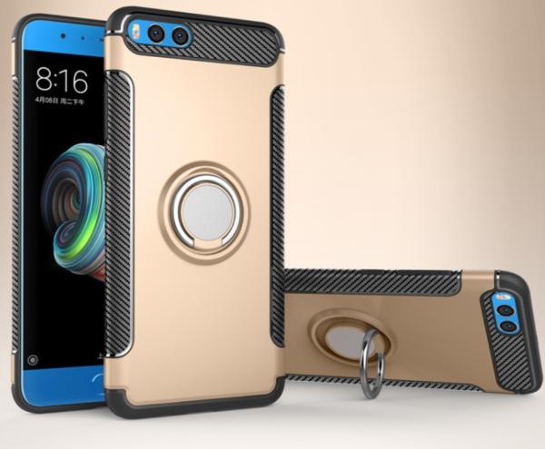 Ring Magnetic Armor bracket shatter-resistant Color Blue Red Case For Oppo R9
