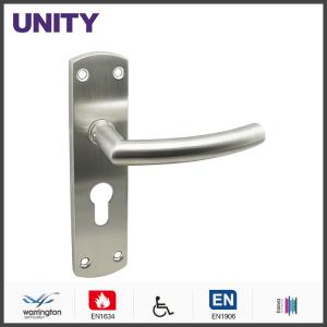Wholesale Stainless Steel Fire Door Lever Handle EN1906 and EN1634 Satin Finish from china suppliers