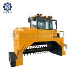 Steel 250mm Particle Food Waste Windrow Waste Turning Machine