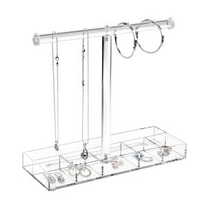 Wholesale Jewelry Tiered Acrylic Display Holder With Base Organizing Bracelets And Necklaces from china suppliers