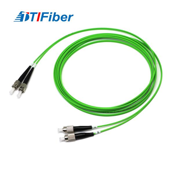 FC-ST DX Duplex LSZH 50/125um Fiber Optic Patch Cord Multimode OM5