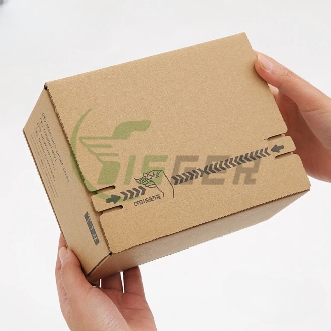 Custom Order Recycled Materials Eco Friendly Foldable Shipping Mailer Paper Board Box