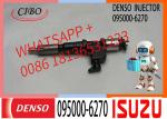Common Rail DENSO Fuel Injector 095000-6270 095000-6274 For Diesel ISUZU 6UZ1 8