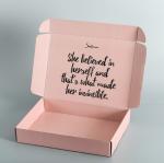 Ultraportable Mailer Paper Box Cosmetic Packaging Thickened Collapsible