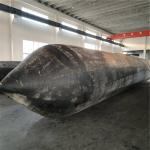 OEM Shipyards Inflatable Rubber Airbag , Black Marine Rubber Balloon