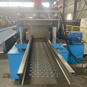 Metal Walk Platform Scaffolding Making Machine With Hydraulic Cutting