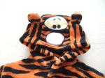100% polyester tiger soft coral fleece baby bathrobe