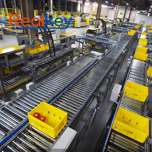 Wholesale High Reliability Automatic Roller Conveyor System Customizable Length from china suppliers