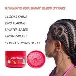 Private Label Herbal Shine Jam 8oz Strong Hold Braid Gel for All Hair Types No