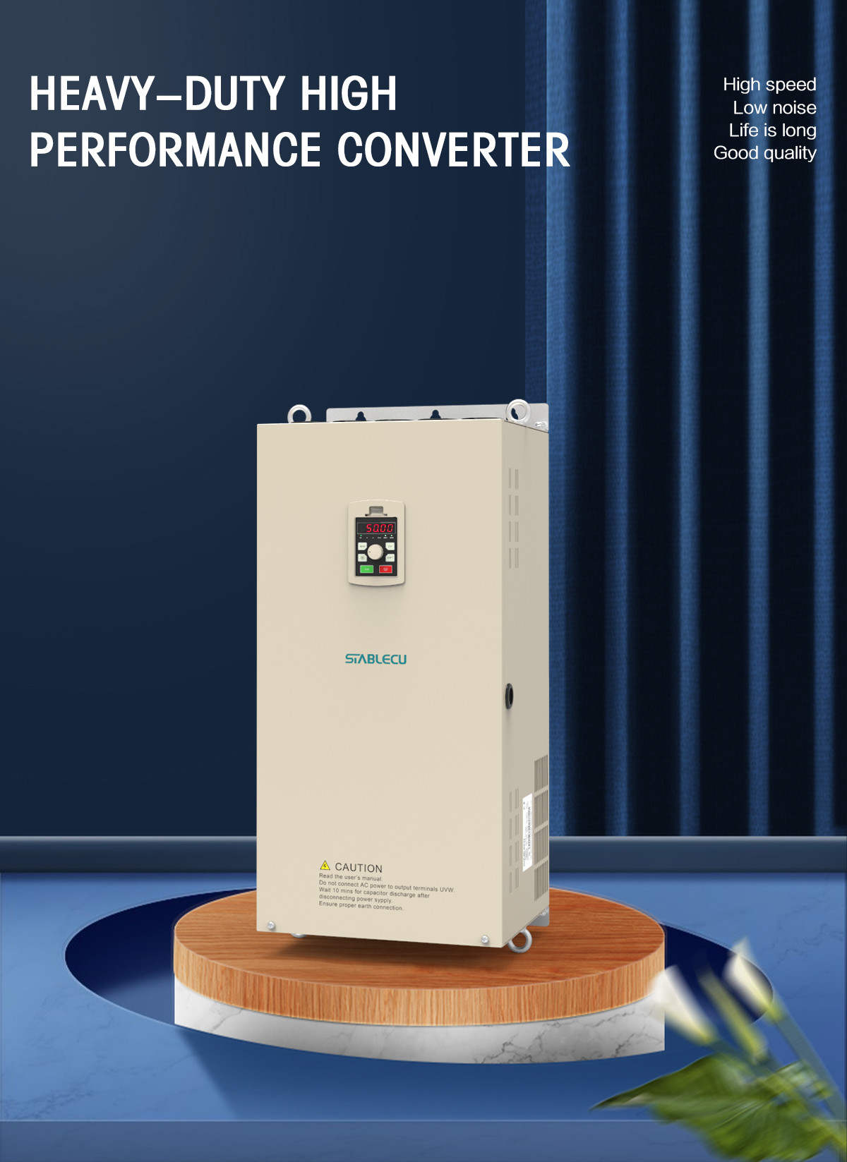 90KW AC Variable Frequency Inverter 3 Phase 380V Input VFD VSD