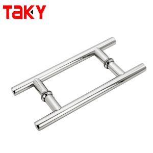 Wholesale 24 inch Double Side H Shape Glass Door Round Ladder Pull Door Handle Door Window Handles from china suppliers