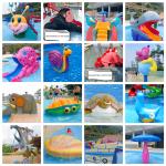 Fiberglass Caterpillar Aqua Water Slides