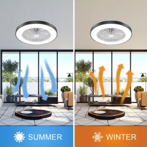 75W 6600mm Ceiling Fan Adjustable Brightness Air Cooler Dining Room Ceiling Fans