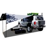 Keep Out Wind and Rain Outdoor Camping Accessories Universal Car Roof Side