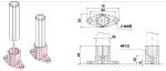Direct 28 Mm Flexible Aluminium Tube 6063-T5 Aluminium Tube Fitting AL-33