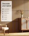 Acoustic Wood Wall Veneer Slat Panels - Soundproof Paneling | Wall Panels for