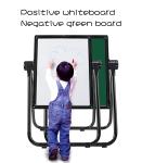 U Shape Double Sided Whiteboard / Children'S Easel Magnetic Chalkboard