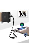 Dual Ports 8000mAh Fast Charge Wireless Charger Power Bank