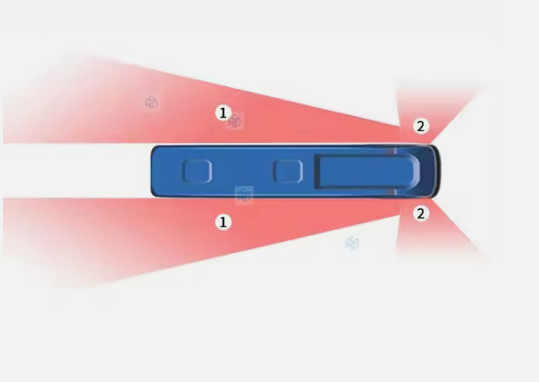 1080P Dual Lens DVR 12.3inch View Electronic Reversing Mirror Split View Replace Bus Outside Mirror